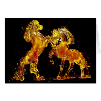 Glass Horses of Venice Italy Cards