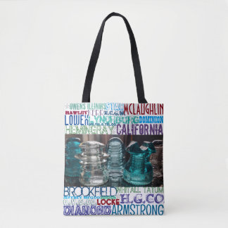 Glass Insulator manufacturers Collectors Tote Bag