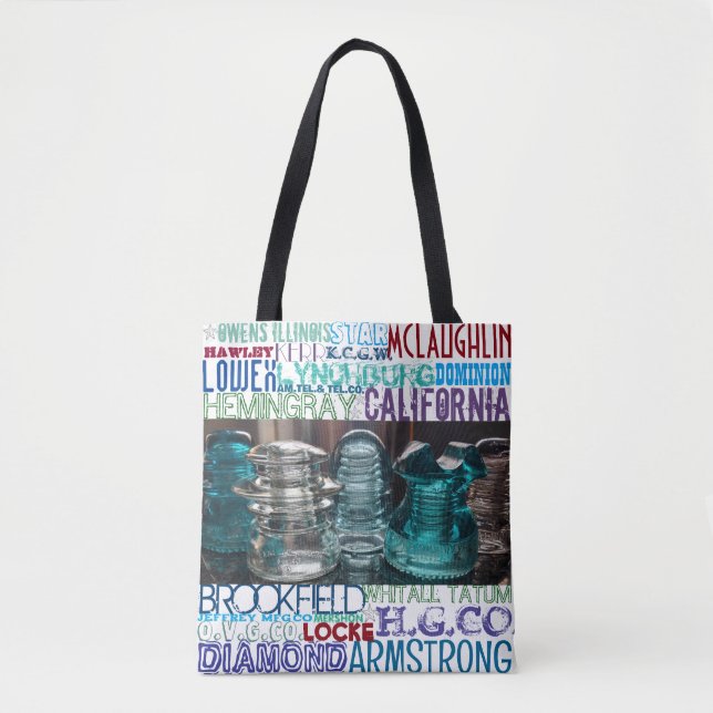 Glass Insulator manufacturers Collectors Tote Bag (Front)