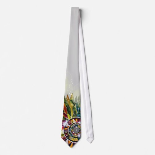 Glass Leaves White Wedding Japanese Designer Tie