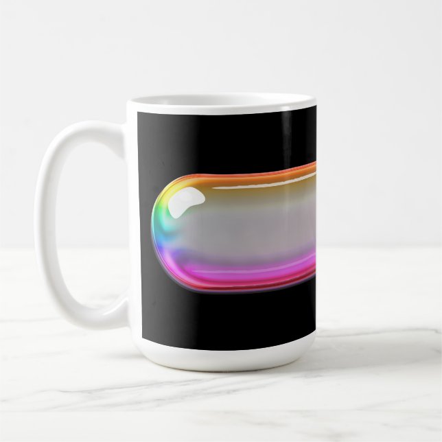 Glass Lens Colorful Rainbow Mug (Left)