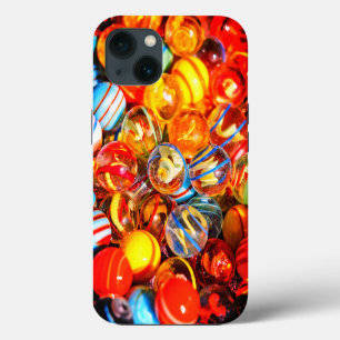 Glass marbles colorful vintage nostalgic iPhone 13 case
