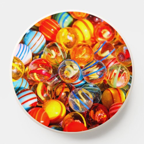 Glass marbles colorful vintage nostalgic PopSocket