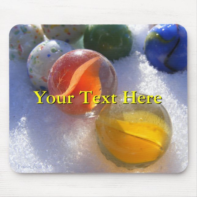 Glass Marbles Mousepad (Front)