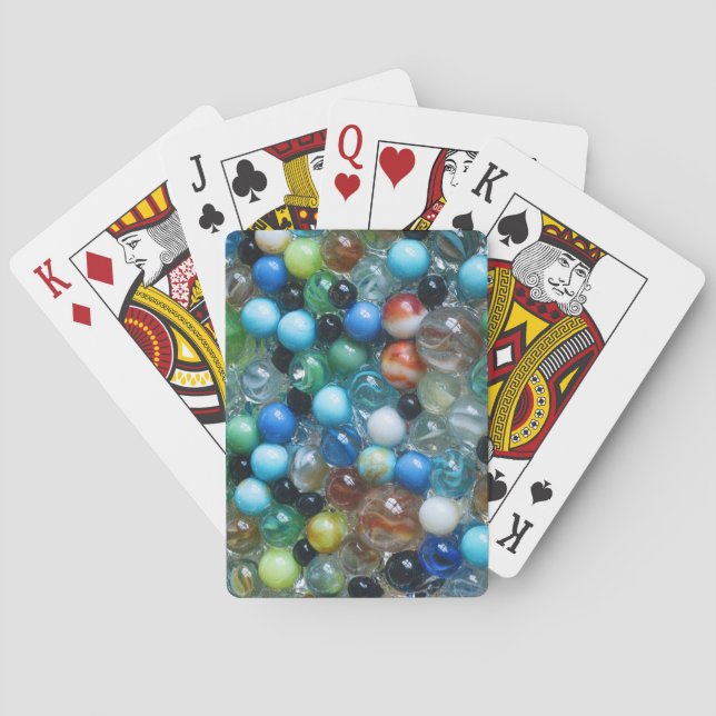Glass Marbles Poker Cards (Back)