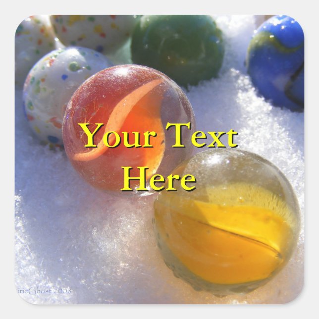 Glass Marbles Stickers (Front)