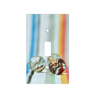 Glass Marbles Stripes Custom Wall/Switch Cover