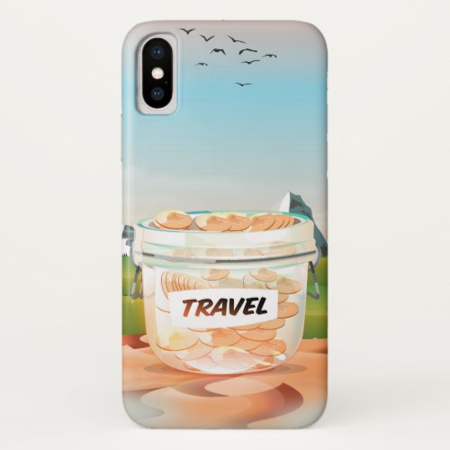 Glass Money Travel Jar iPhone X Case