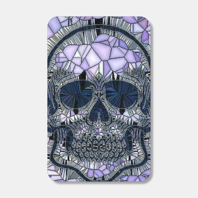 glass mosaic skull matchboxes (Front)