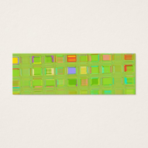 Customizable Glass Mosaic Tile template Business Card Templates