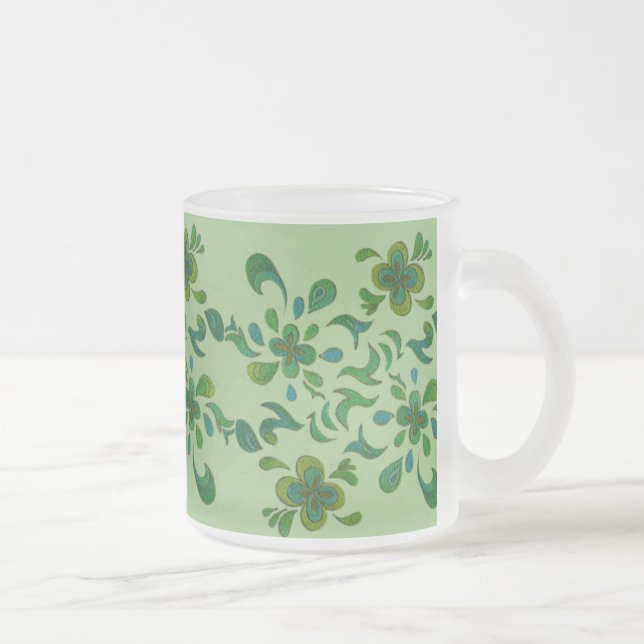 Glass Mug - Green 01 (Right)