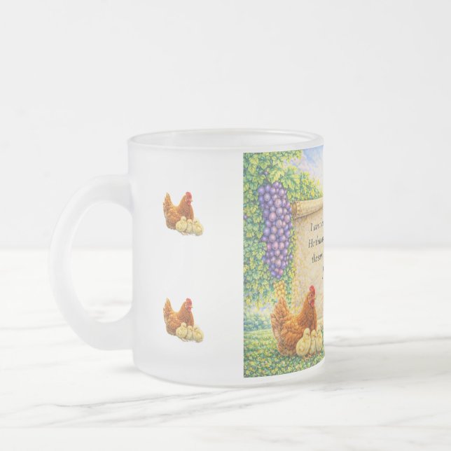 Glass Mug with John 15:5 (Left)