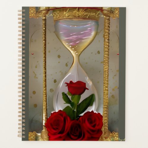 Glass of Anticipation AI Fantasy Art Print Romance Planner