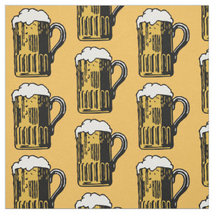 Glass of Beer custom color fabric