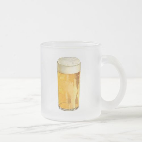 Glass of Beer Frosted Glass Coffee Mug