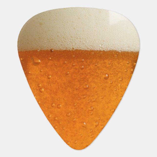 Glass of Beer Guitar Pick (Front)