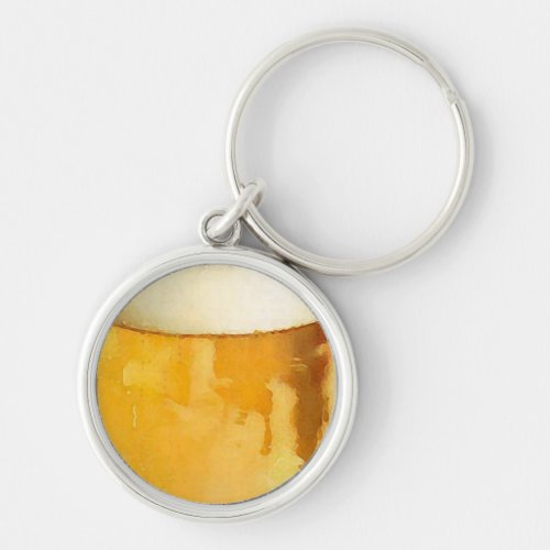 Glass of Beer Keychain