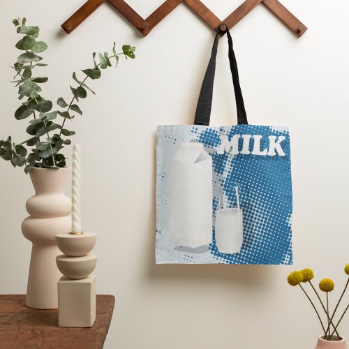 Glass Of Milk Tote Bag