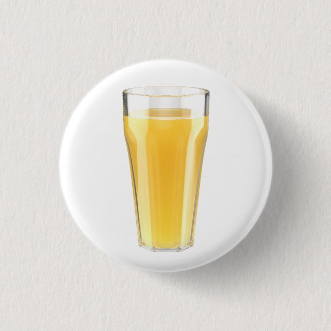 Glass of orange juice button (Front)