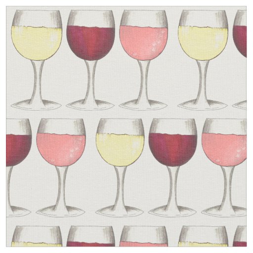 Glass of Red White Rosé Glasses Winery Wine Lover Fabric