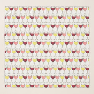 Glass of Red White Rosé Glasses Winery Wine Lover Scarf