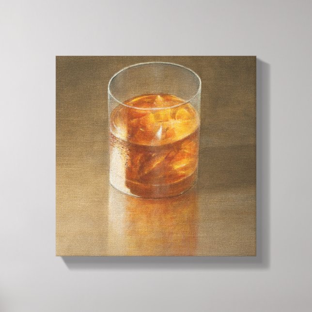 Glass of Whisky 2010 Canvas Print (Front)