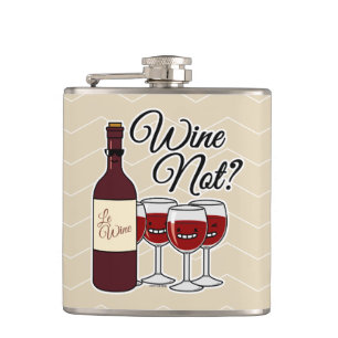 Glass of Wine not grapes alcohol red rose pinot Flask