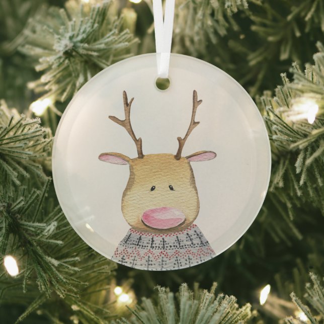 Glass Ornament - Deer (Insitu)