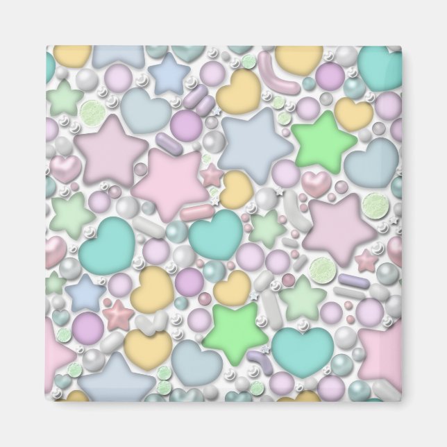 Glass ornaments magnet (Front)
