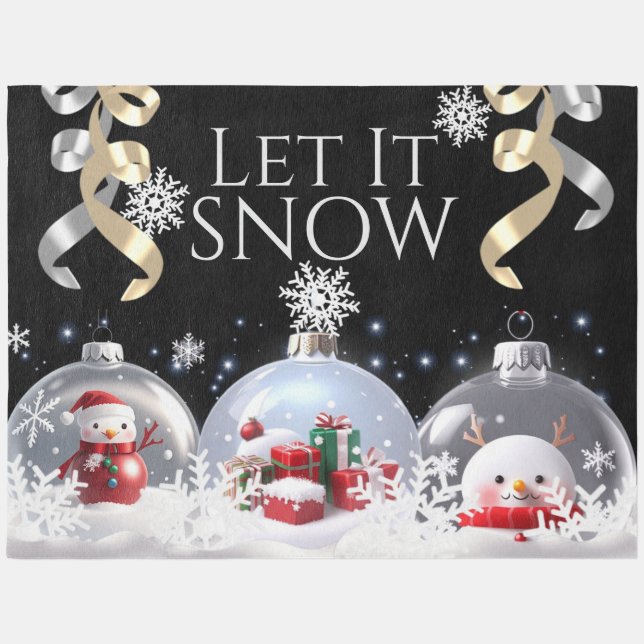 Glass Ornaments/Snowflakes/Outdoor Rug (Front)