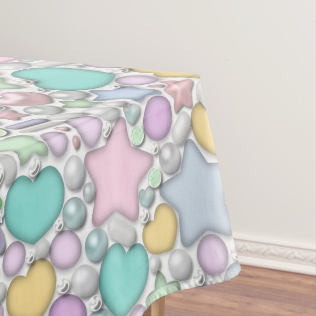 Glass ornaments tablecloth (In Situ)