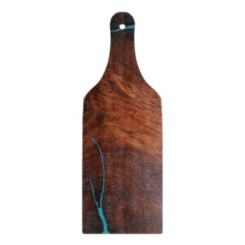 Glass Paddle Cutting Board Mesquite Turquoise