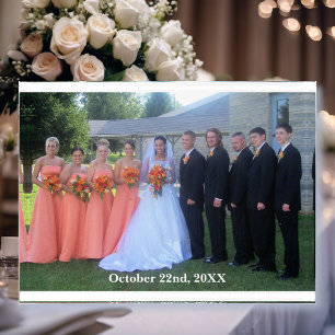 Glass Paperweight Template Your Wedding Photo