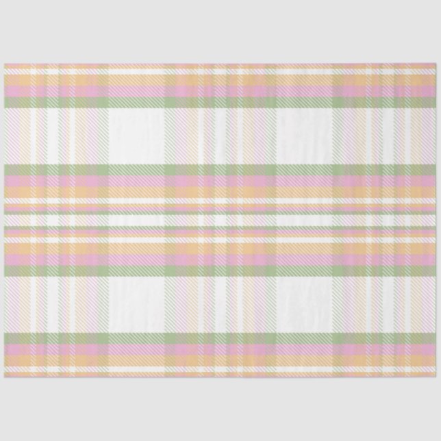Glass Plaid SGL Tissue Paper (Front)