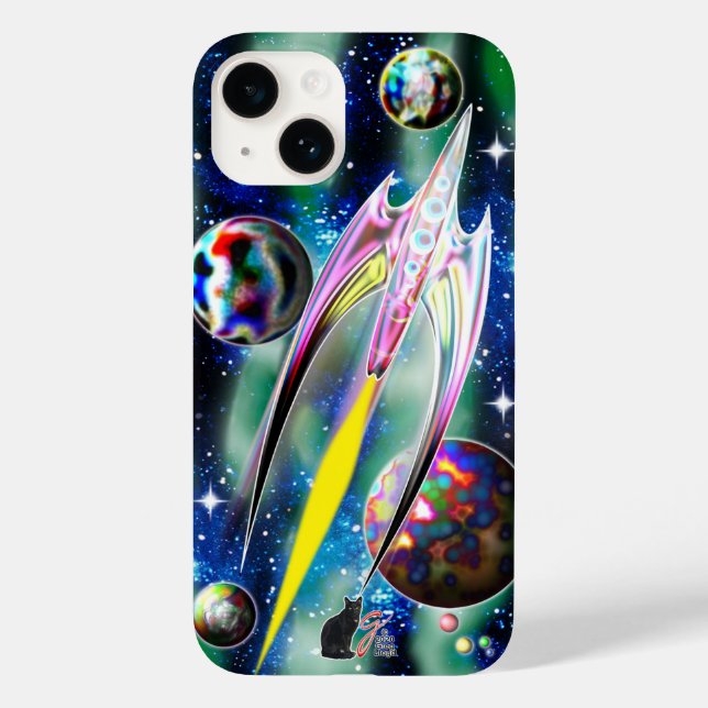 Glass Rocket Case-Mate iPhone Case (Back)