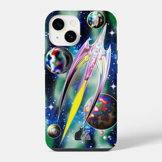 Glass Rocket Iphone Case (Back)