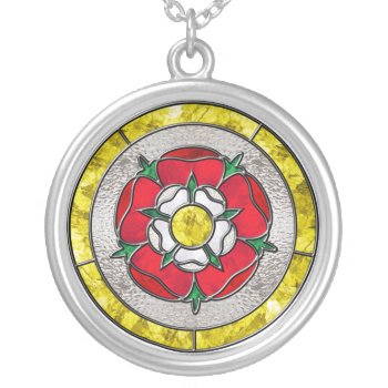 Glass Rose Necklace by inkles at Zazzle