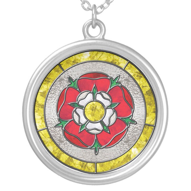 Glass Rose Necklace (Front)