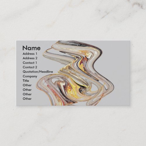 Glass Sculpture Business Card