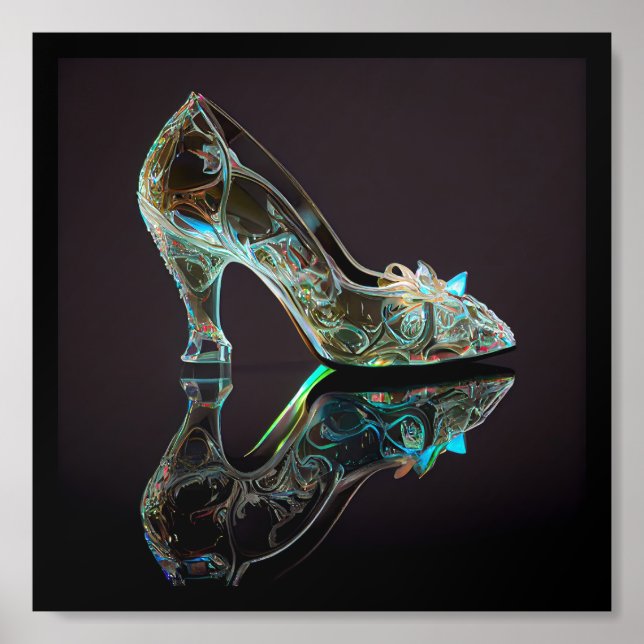 Glass Slipper Acrylic Photo Tile (Front Set)