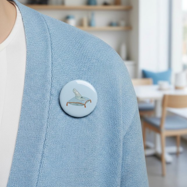 Glass Slipper Button (Creator Uploaded)