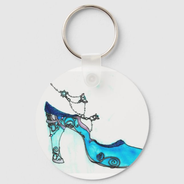 Glass Slipper Keychain (Front)