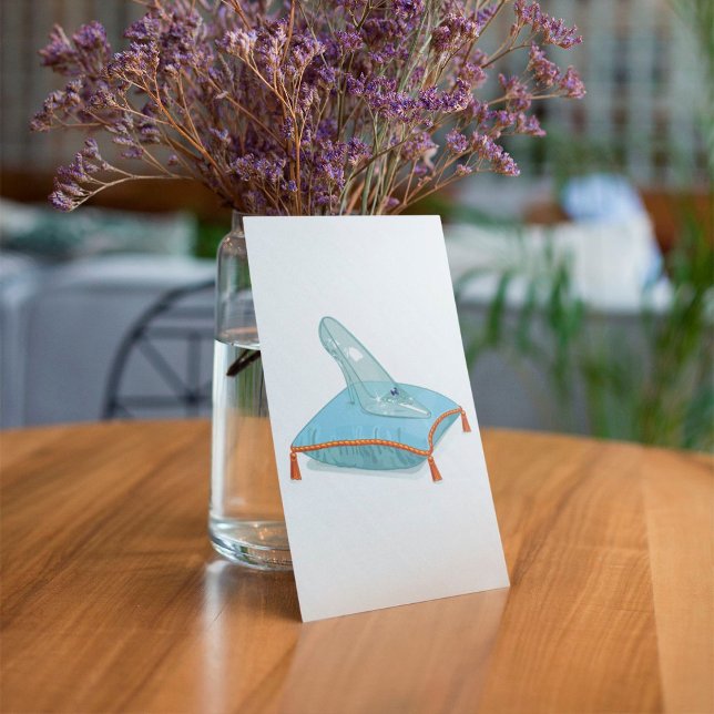 Glass Slipper On A Pillow` Invitation (Creator Uploaded)