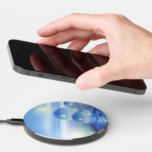 Glass Spheres Wireless Charger (Hand)
