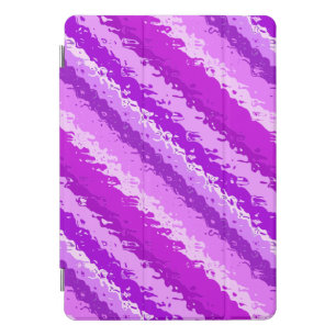 Glass stripes - shades of amethyst purple cover fo