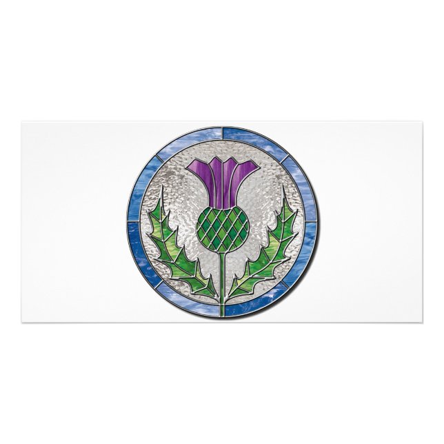Glass Thistle Card (Front)