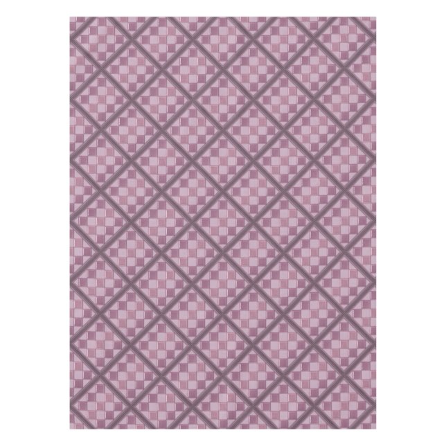 Glass tile 3D purple color Tablecloth (Front)
