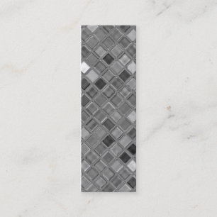 Glass Tile print Mini Bookmarks Business Card