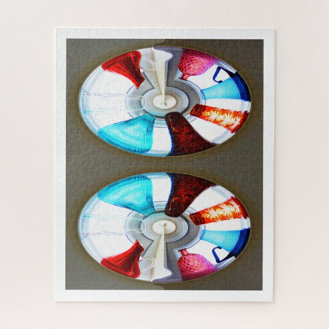 Glass time tunnels art jigsaw puzzle (Vertical)