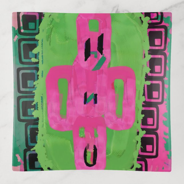 Glass Tray-Capture the Vision Trinket Tray (Front)